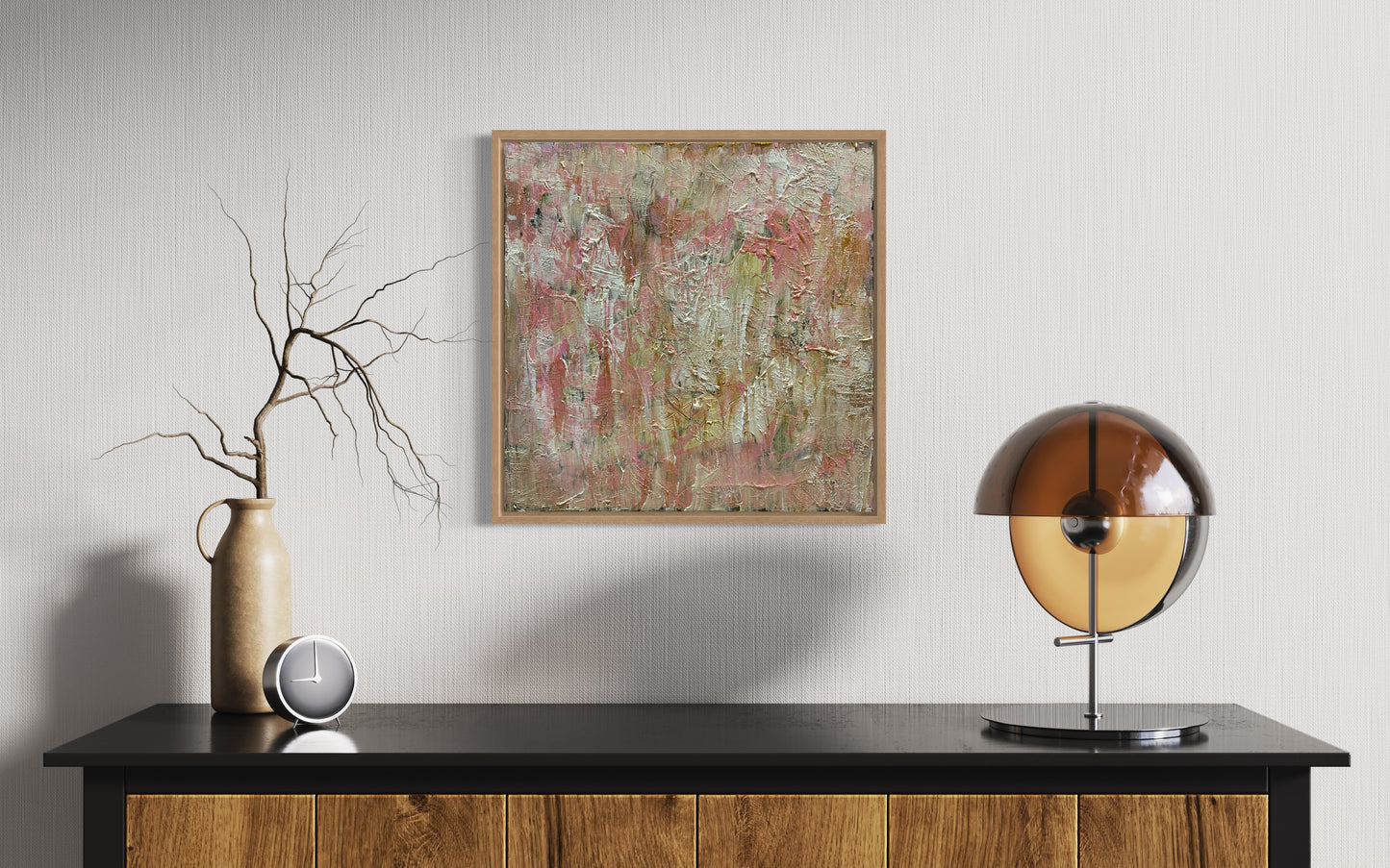 “Peach Luck” - Framed