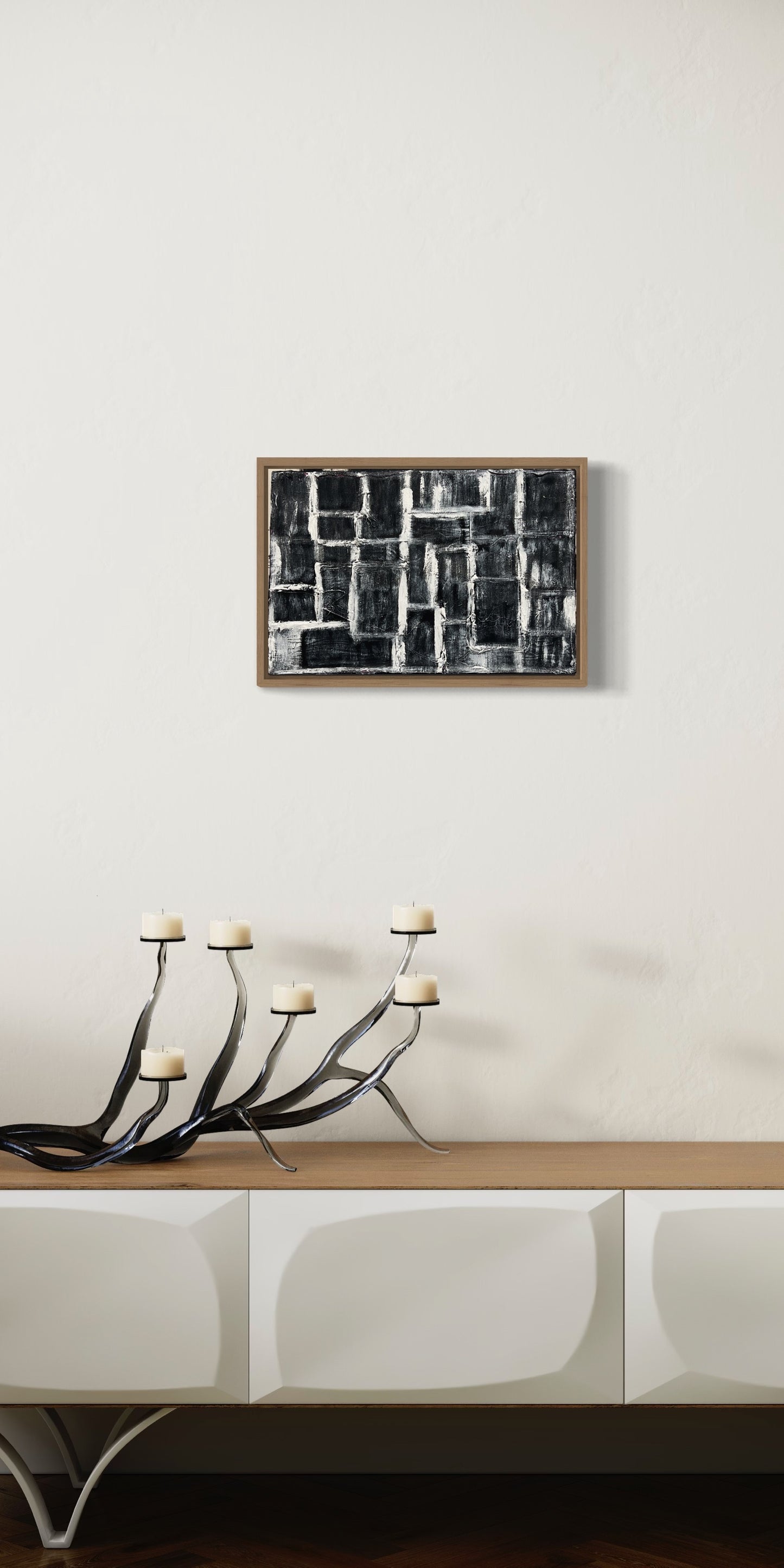 “Black Out” - Framed