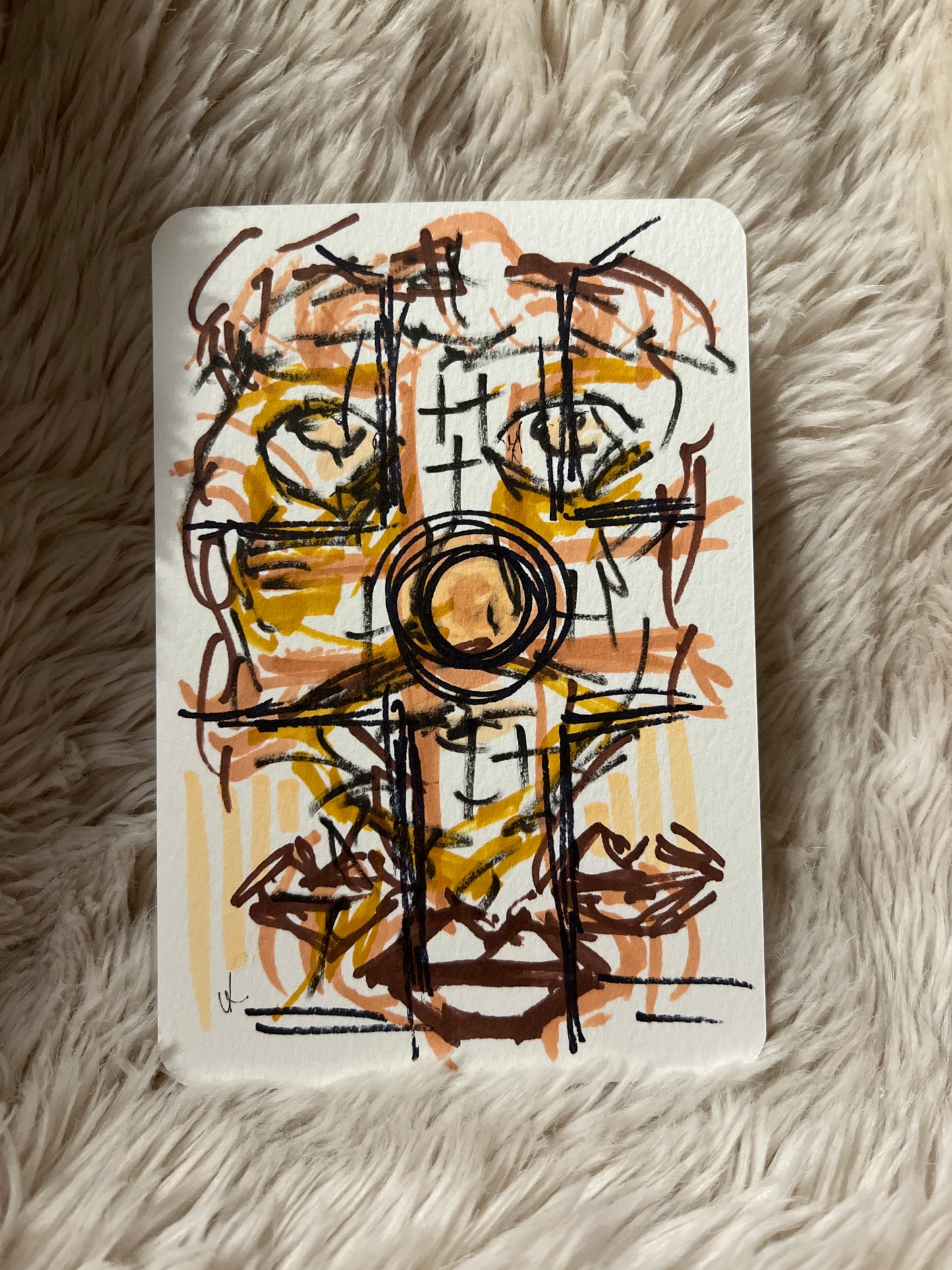“Behind Christ”